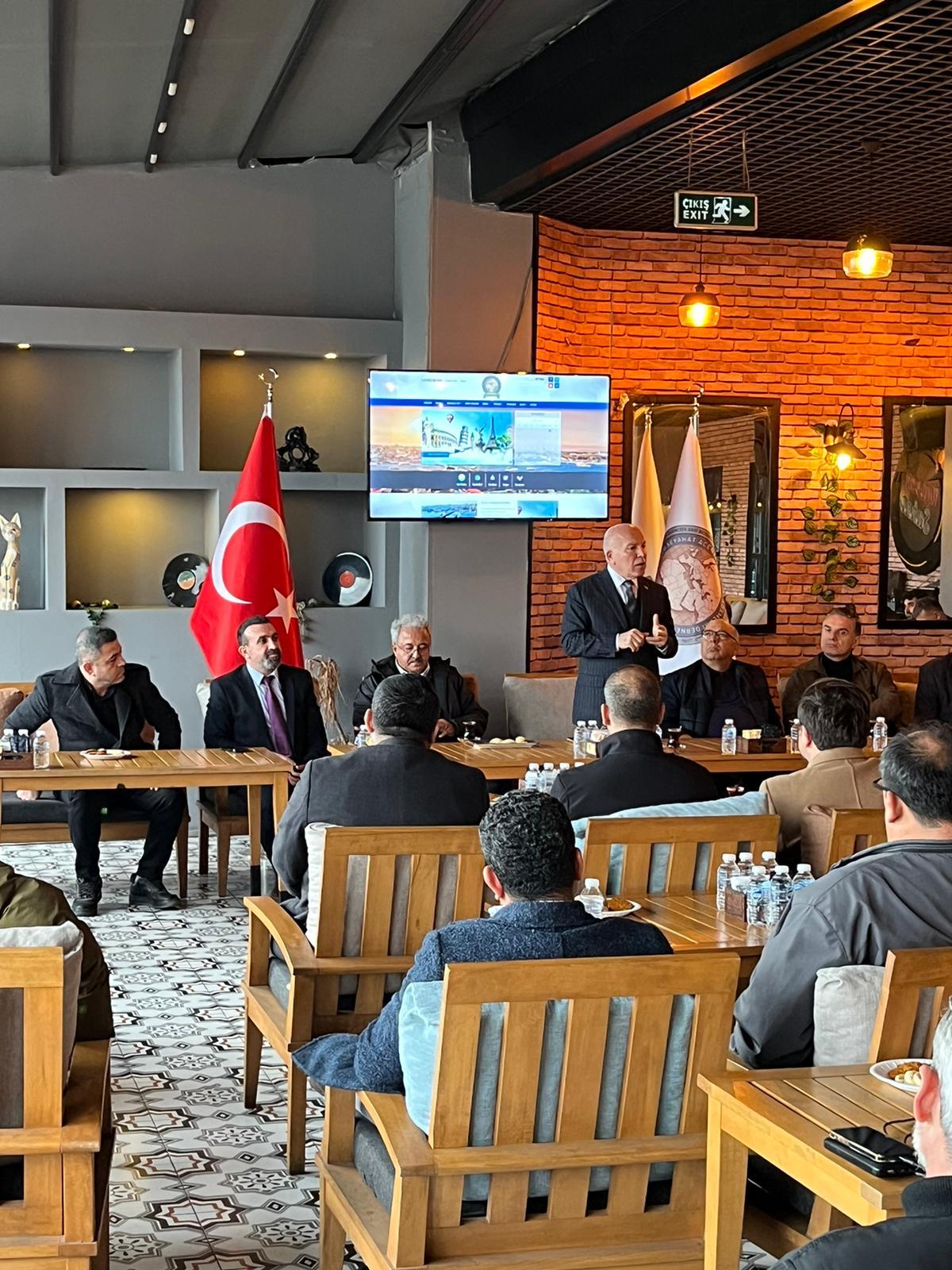 Erzurum Büyükşehir Belediye Başkanımız Sayın Mehmet SEKMEN'bey Derneğimizi ziyareti