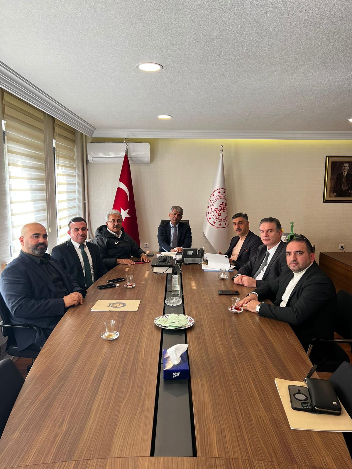 Kültür ve Turizm Bakan Yardımcısı Nadir Alpaslan'beyi makamında ziyaret ettik